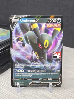 Pokemon Card TCG Umbreon V 094/203 Holo Rare Play! Prize Pack Series 1 2021 NM - Image 3