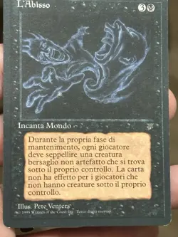 Italian The Abyss - Damaged / Poor MTG Legends - Image 1