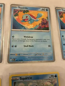 Lot Of 8 Squirtle And Wartortle Pokemon Cards - Image 5