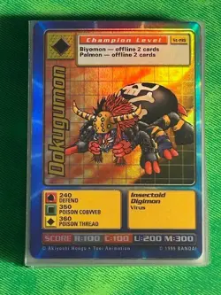 Vintage 1999 Digimon Digi-Battle Series 1 Card Lot of 18 Bandai Rare Holo Cards - Image 4