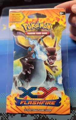 Lot of 3 XY Flashfire Sleeved Booster Packs! M Charizard X Blister Pokemon Cards - Image 2