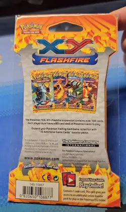 Lot of 3 XY Flashfire Sleeved Booster Packs! M Charizard X Blister Pokemon Cards - Image 3
