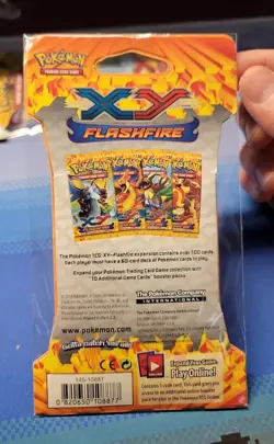 Lot of 3 XY Flashfire Sleeved Booster Packs! M Charizard X Blister Pokemon Cards - Image 5
