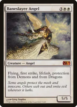 Baneslayer Angel [Magic 2011] Lightly Played - Image 1
