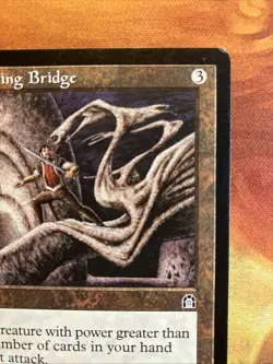 MTG Ensnaring Bridge Stronghold Very Lightly Played Condition Rare Vintage! - Image 4