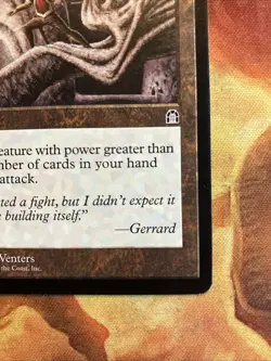MTG Ensnaring Bridge Stronghold Very Lightly Played Condition Rare Vintage! - Image 5