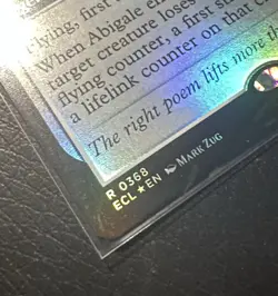 MTG Lorwyn Eclipsed: Abigale, Eloquent First-Year (Extended Art) Foil 0368 - Image 5