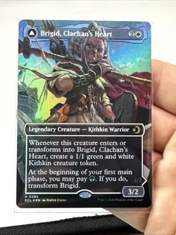 Brigid, Clachan's Heart FOIL Borderless 285 Lorwyn Eclipsed ECL MTG Rare Mint NM - Image 2