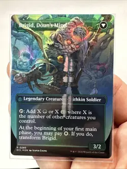 Brigid, Clachan's Heart FOIL Borderless 285 Lorwyn Eclipsed ECL MTG Rare Mint NM - Image 3