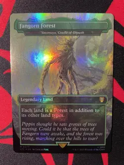 MTG Fangorn Forest Yavimaya, Cradle of Growth 0377 The Lord of the Rings Foil - Image 2