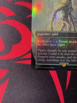 MTG Fangorn Forest Yavimaya, Cradle of Growth 0377 The Lord of the Rings Foil - Image 5