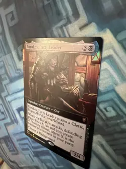 MTG Foil Burakos, Party Leader Extended Art EX/LP+ Commander Legends: Baldur's - Image 4