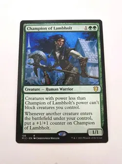 Champion of Lambholt Commander: Innistrad: Midnight Hunt • Regular MTG - Image 1