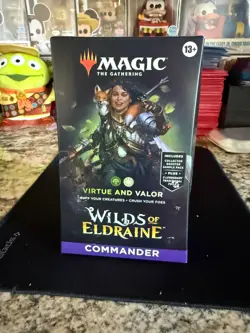 Virtue and Valor - Brand New Sealed - Wilds of Eldraine Commander Deck MtG - Image 1