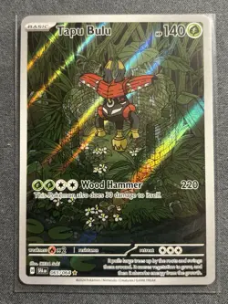 Pokemon Tapu Bulu 065/064 Sv: Shrouded Fable Illustration Rare Holo 140 HP - Image 1
