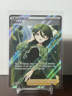 Pokemon TCG Cheryl (Full Art) 159/163 SWSH05: Battle Styles Ultra Rare Holo - NM - Image 1