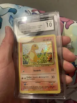 Pokemon TCG Charmander 001/034 Trading Card Game Classic Holo CGC 10 2023 - Image 2