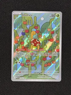 Pokemon TCG SHUCKLE 136/132 Mega Evolution Illustration Rare - Image 1