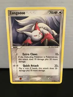 Zangoose 21/106 Pokemon EX Emerald Rare - Image 1