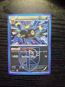 2013 Pokemon Black & White Plasma Freeze Umbreon Holo #64/116 - Image 1