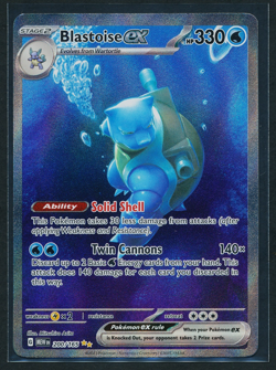 Blastoise ex 200/165 SIR Special Illustration Rare Pokemon 2023 151 NM English - Image 1