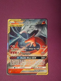 Pokemon TCG Reshiram & Charizard GX 20/214 Tag Team Ultra Rare GRADE-ABLE - Image 1