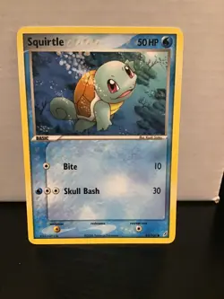 Squirtle Pokemon Crystal Guardians 63/100 Common - Image 1