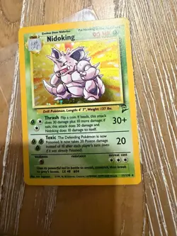 Pokemon Base Set 2 Nidoking Holo #11/130 NM - Image 3