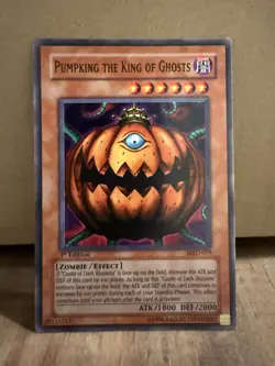 Yu-Gi-Oh! TCG MRD-079 Pumpking the King of Ghosts Metal Raiders 1st Edition - Image 1