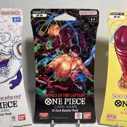 One Piece Op-05,06,07 Sleeved Booster Packs Factory Sealed LOT OF 3 - Image 3