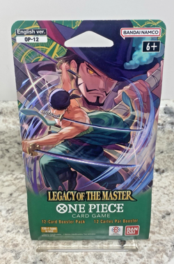 Sleeved Booster Pack - One Piece TCG OP12 Legacy Of The Master Factory Sealed - Image 1