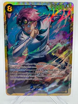 Koby (OP11-119 SEC) A Fist of Divine Speed - ONE PIECE TCG English - Image 1