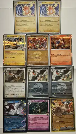Ascended Heroes Pokemon Card Lot Raichu Victreebel Dragonair Tangela - Image 1