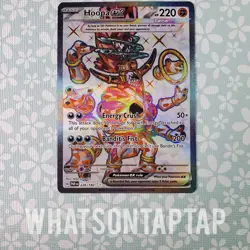 Pokemon Card Hoopa Ex 226/182 Secret Rare Scarlet Violet Paradox Rift LP - Image 1