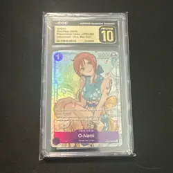 2025 One Piece Illustration Box Vol.1 O-Nami OP05-062 Promo Card CGC Pristine 10 - Image 1