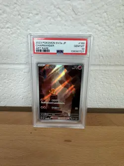 PSA 10 Charmander AR 168/165 SV2a Pokemon Card 151 Pokemon Card Japanese 2023 GM - Image 1