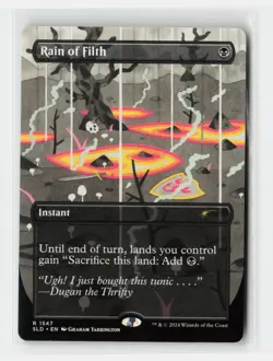 Rain of Filth Secret Lair Drop Series Magic The Gathering MTG Card - Image 1