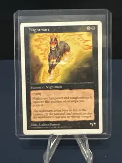 MTG - Magic The Gathering - Nightmare - 4th Edition- NP/NM! - Image 3
