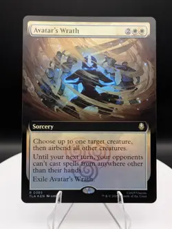 Avatar's Wrath (Borderless) FOIL: Avatar ATLA MTG (NM) - Image 1