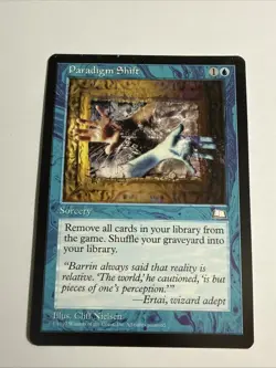 MTG Magic the Gathering Paradigm Shift Weatherlight Regular LP - Image 1
