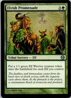 MTG Magic The Gathering Elvish Promenade Planeswalkers Played See Scan A - Image 1