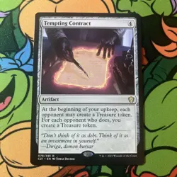 MTG / Tempting Contract / Nm& Never Played - Image 1