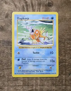 1999 Pokemon TCG - Magikarp - Base Set - Shadowless - MP - 35/102 - Image 1