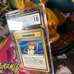 Misty - Rare - CGC Gem Mint 10 - Japanese Leaders' Stadium - Pokemon TCG 1998 - Image 3