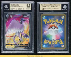 SR - Galarian Articuno V Japanese Pokemon Peerless Fighters (s5a) BGS 9.5 GEM MT - Image 3