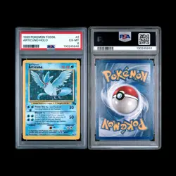 PSA 6 Articuno Holo Fossil Unlimited #2 Pokemon TCG - Image 1