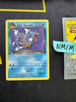 Pokemon Dark Gyarados Team Rocket 1st Edition WOTC Vintage 25/82 168 💎NM💎 - Image 1