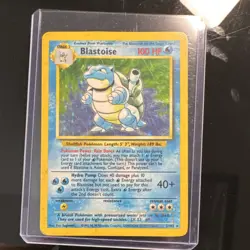 Blastoise 2/102 Base Set Holo Rare 100 HP Pokemon TCG - Image 1