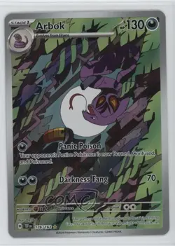 Arbok Illustration Rare Pokemon Scarlet & Violet: Temporal Forces TEF #176 - Image 1