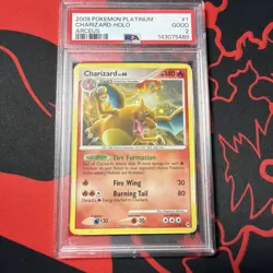 Pokemon 2009 Charizard HOLO ARCEUS #1 PSA 2 - Image 3